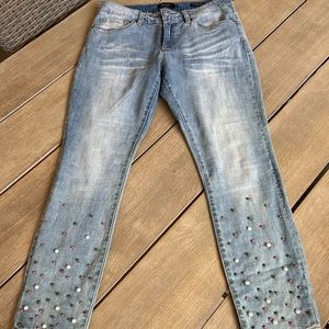 Nanette Lepore Pearl Bottom Jean Capris